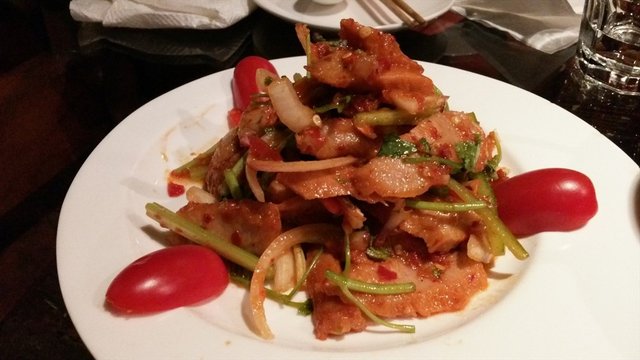 泰式猪颈肉沙律