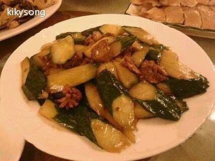 青瓜炒鸡什