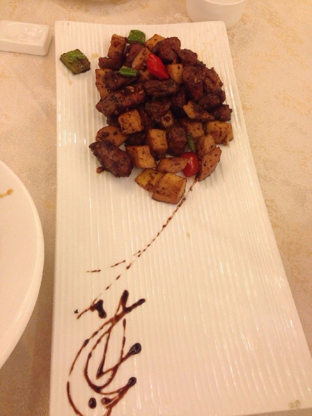豆干牛肉粒