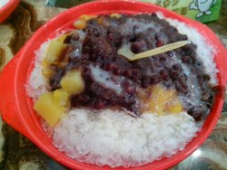 芒果炼乳刨冰