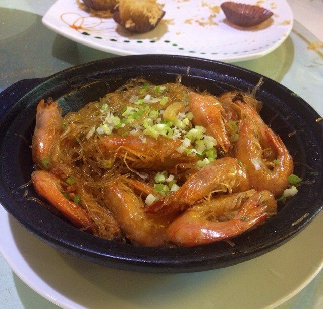 明虾粉丝煲