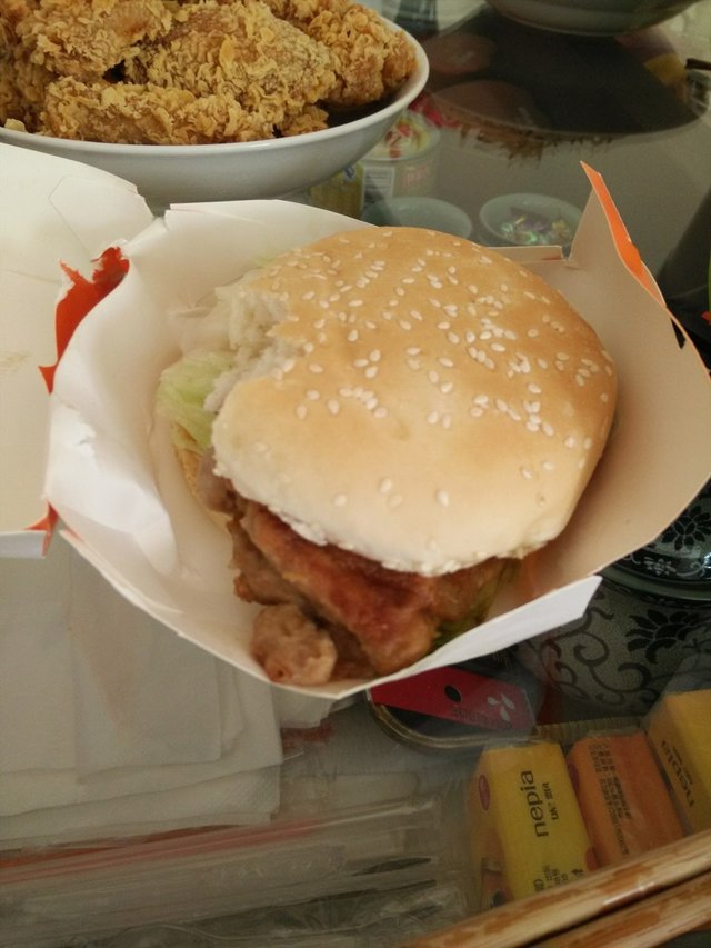烤鸡腿堡2