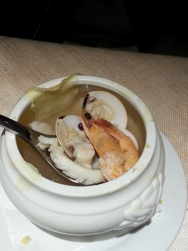 酥皮海鲜清汤