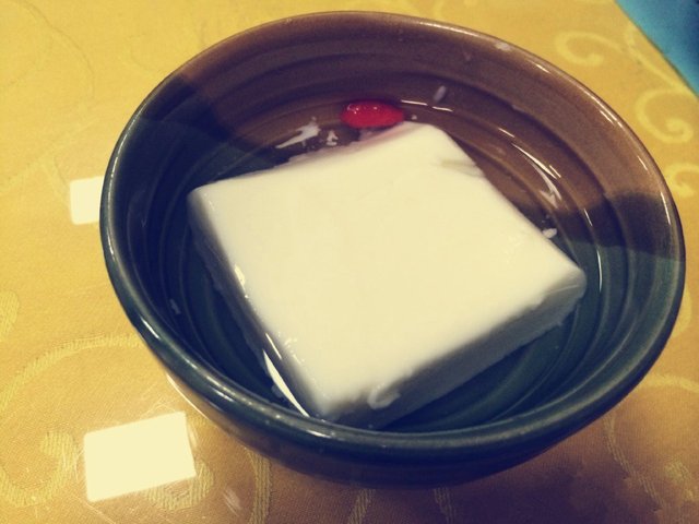 椰汁冻豆腐