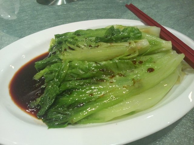 白灼生菜
