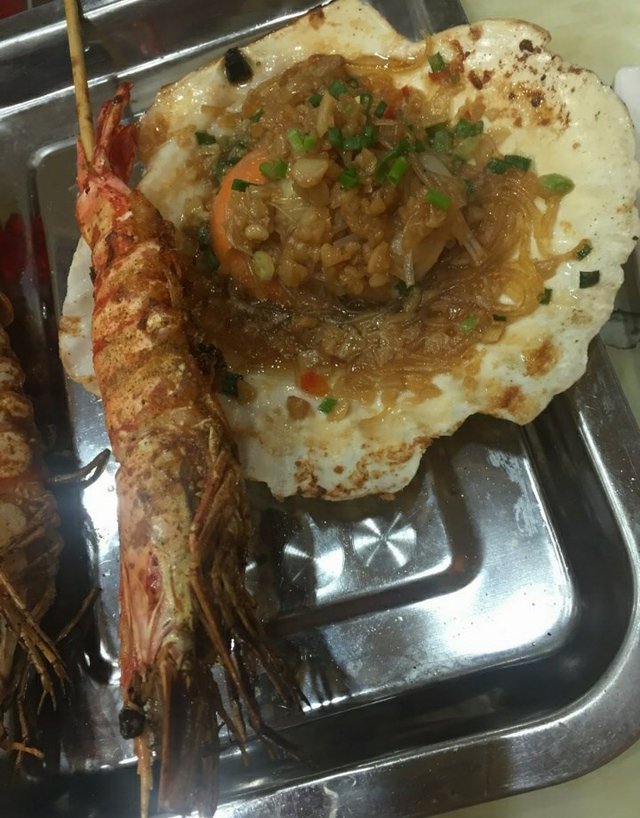 烤扇贝