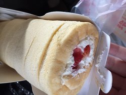 奶油草莓卷