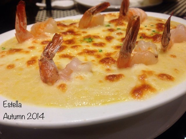 芝士金虾焗豆腐