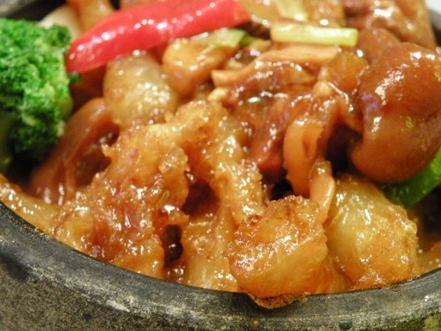 石锅猪筋西兰花