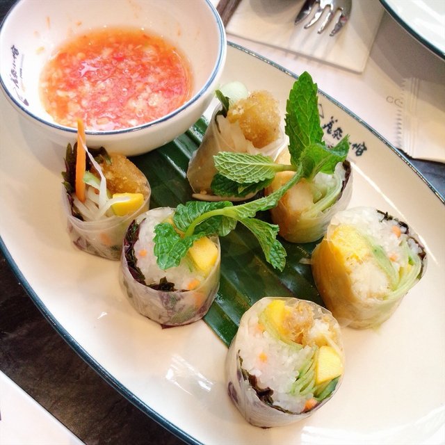 芒果鱼柳米纸卷