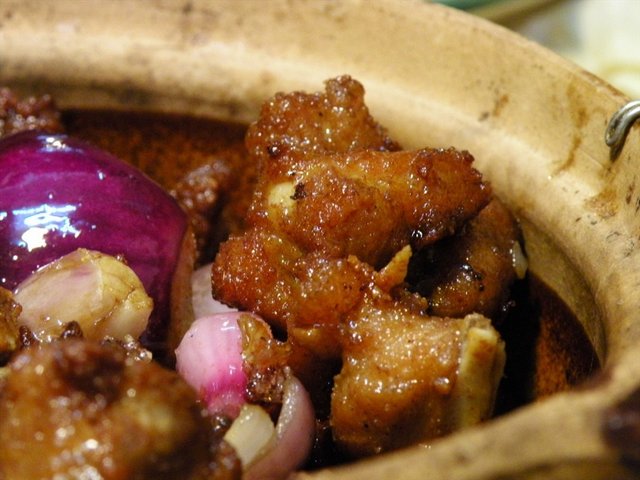 红葱头焗骨