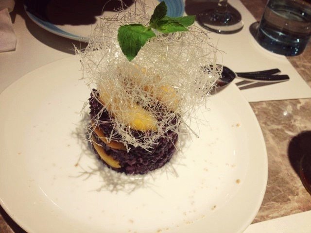 芒果椰浆紫米饭