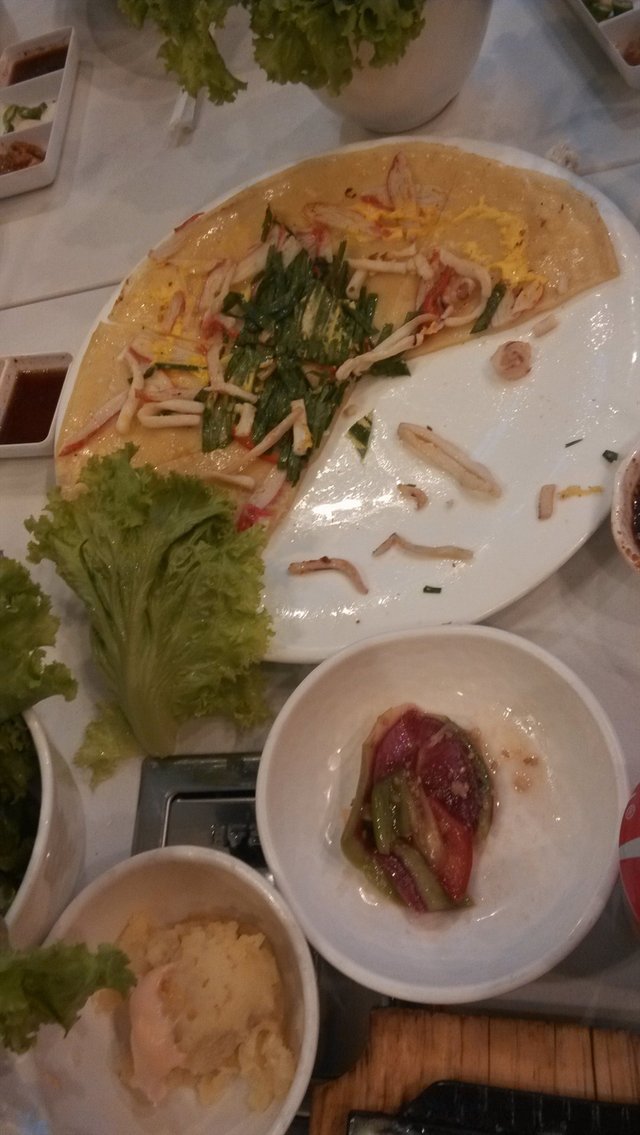 泡菜鸡蛋饼