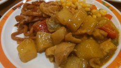 咖喱鸡肉 美食自助