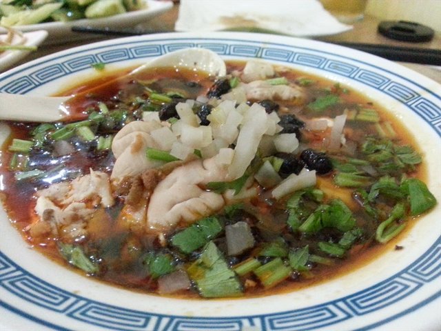 冒脑花