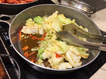 炒洋白菜