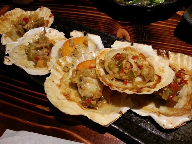 烤扇贝