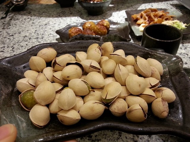 盐炒银杏