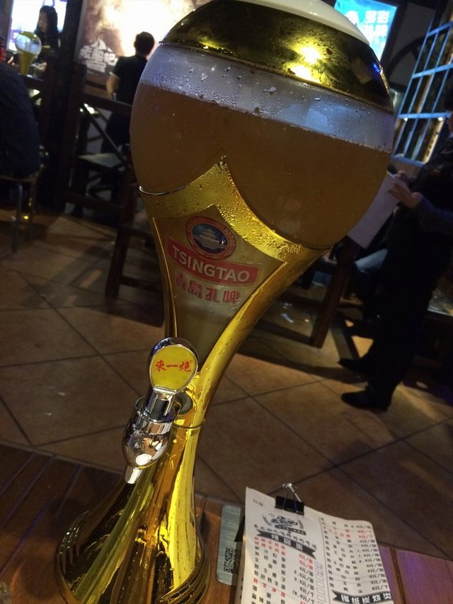 加了水的啤酒淡而无味