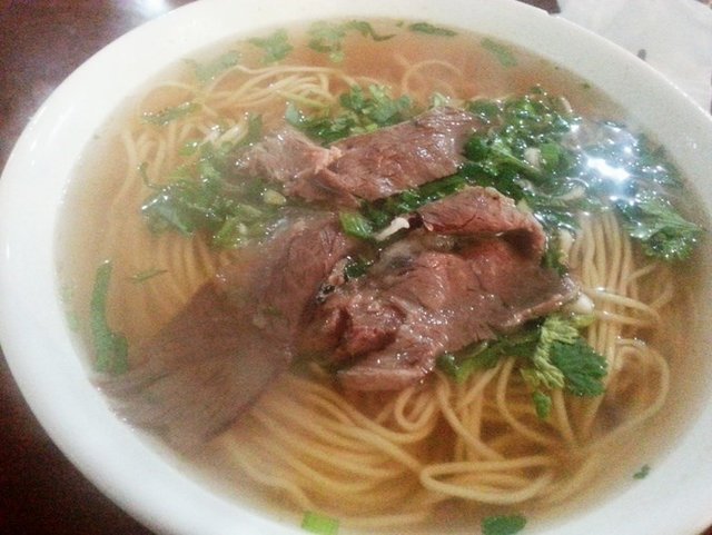 毛细牛肉拉面