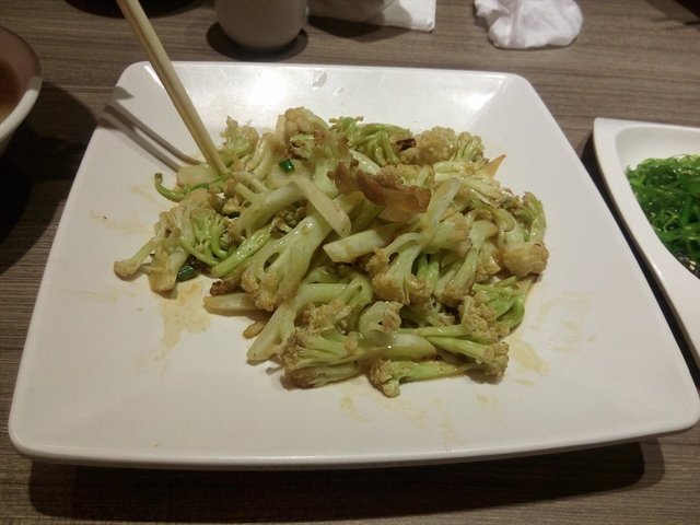 炝炒有机菜花