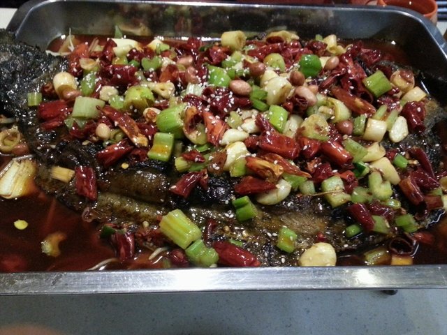 香辣烤鱼