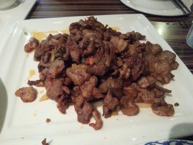 孜然炒牛肉
