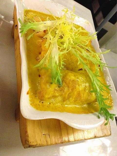 葡汁海鲜卷