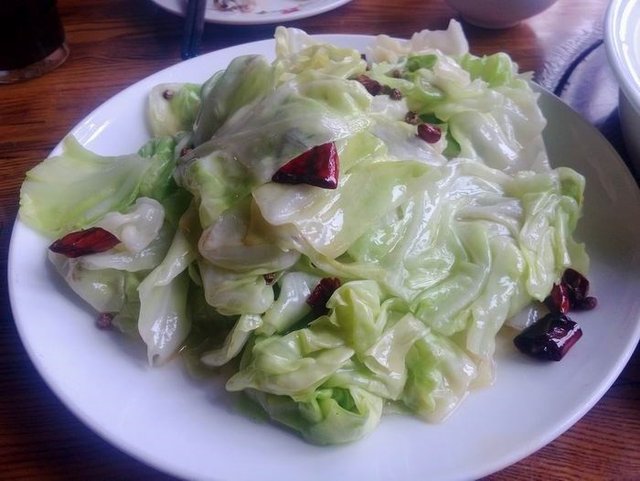 炝炒圆白菜