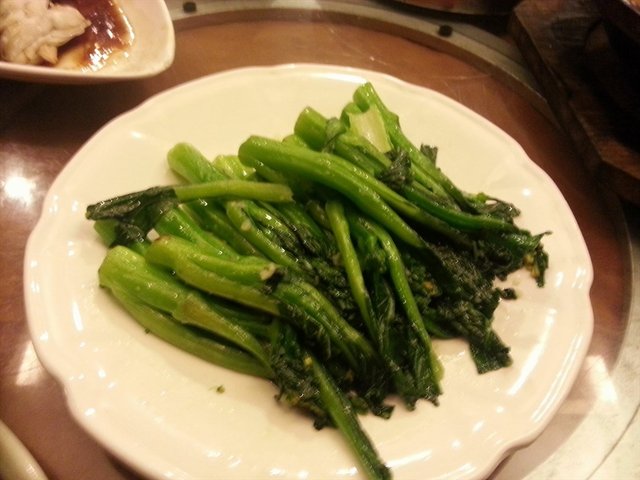 蒜蓉炒菜心
