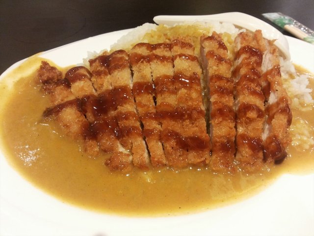 猪扒咖喱饭