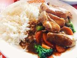 咖喱鸡排饭套餐