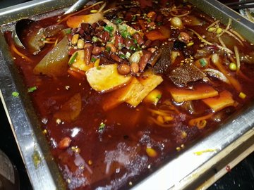 香捞毛血旺
