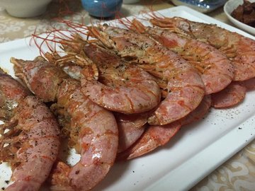蒜蓉开背虾