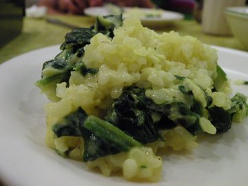 菠菜多利亚饭