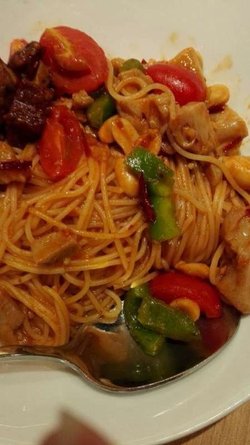 宫保鸡丁意面
