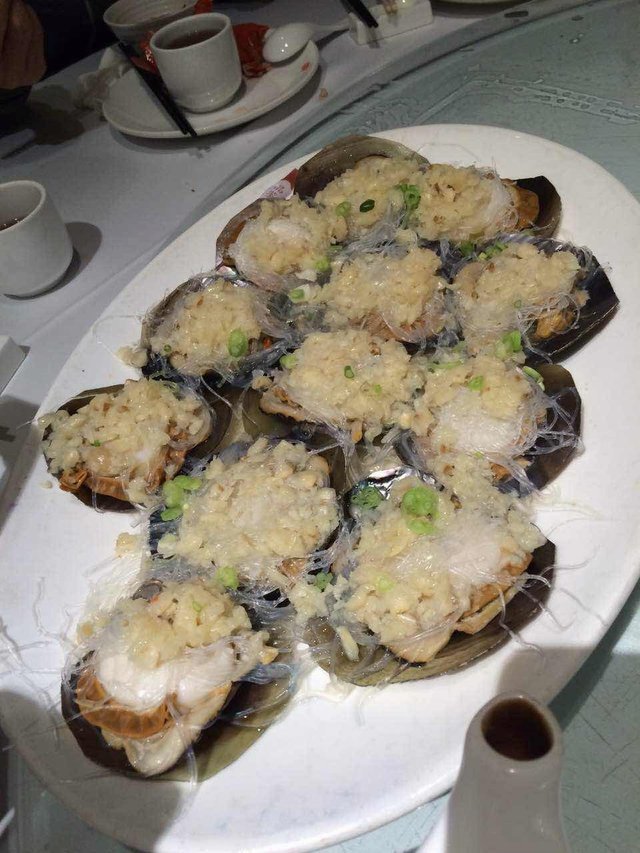 蒜蓉蒸扇贝