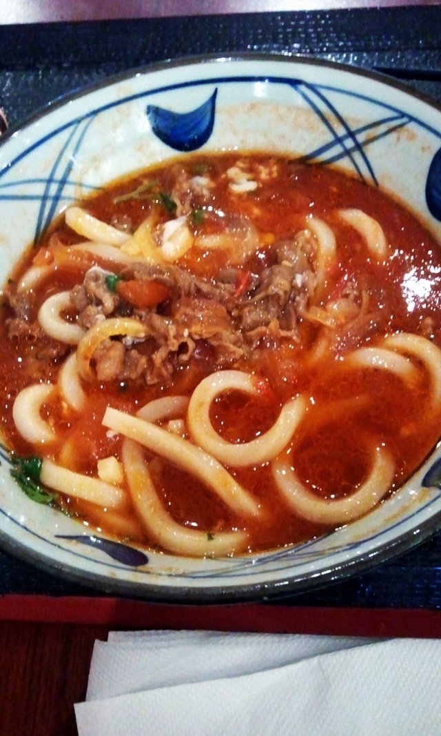 牛肉番茄乌冬面