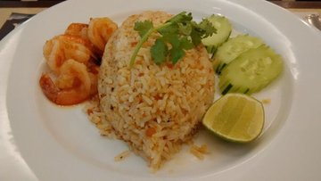凤尾虾饭