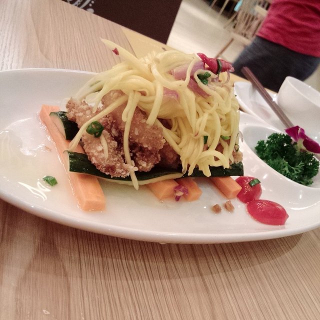 沙梅岛青芒果烩鱼