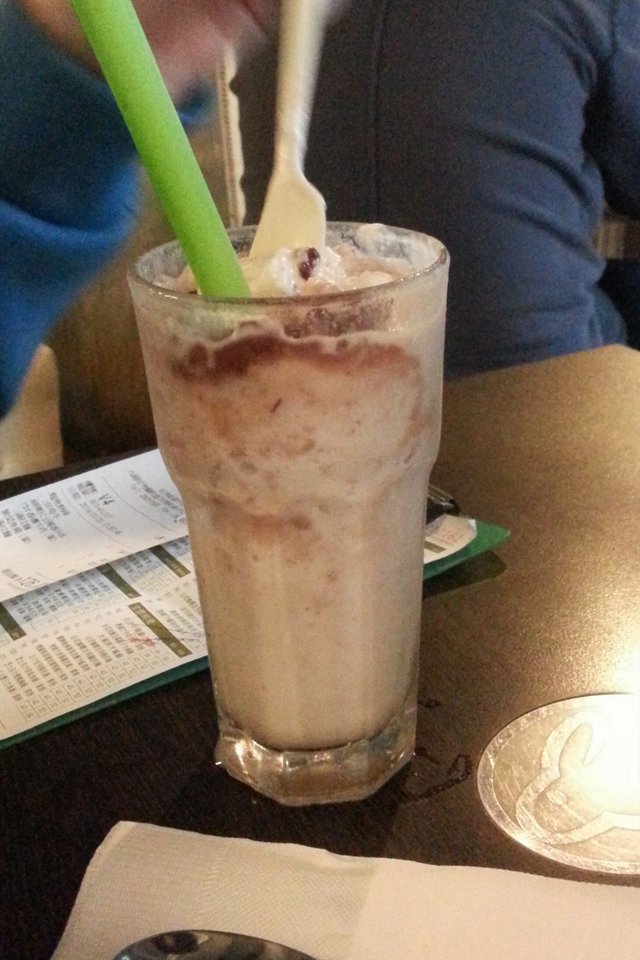 红豆奶昔