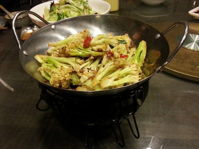 干锅有机花菜