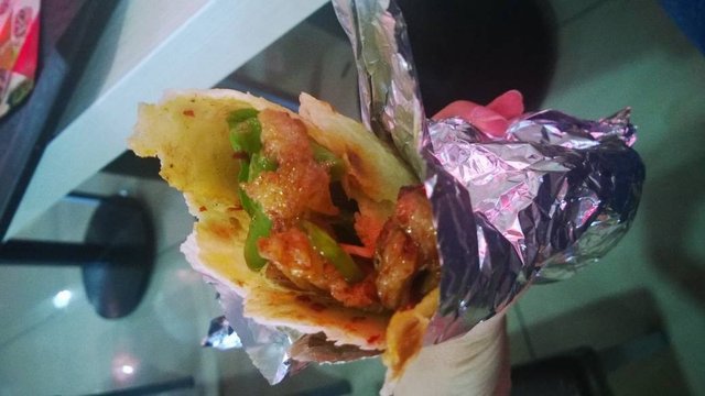 小炒肉卷饼