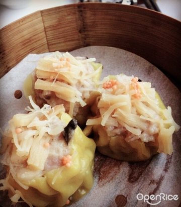 蟹籽瑶柱烧麦皇