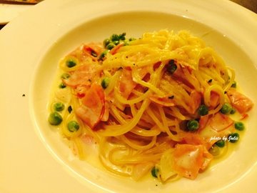 火腿青豆奶油面