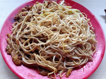 鱼香肉丝冷面