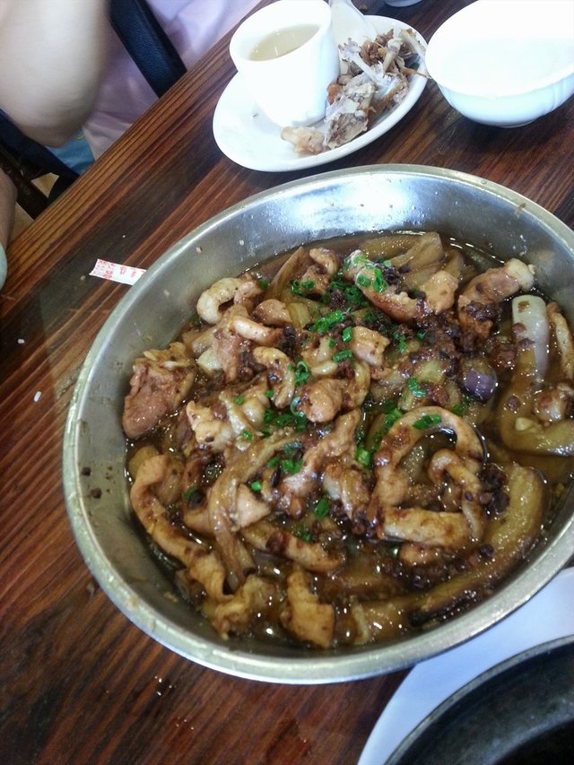 茄子蒸猪肉