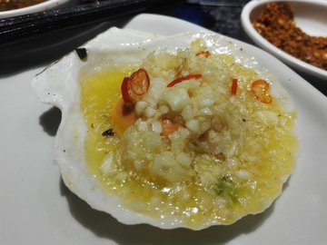 烤扇贝