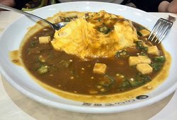 秋葵豆腐咖喱饭