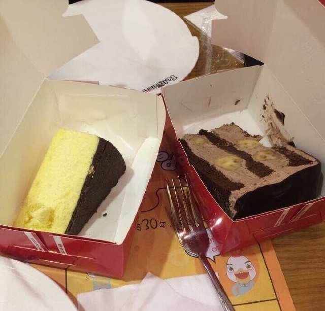 香蕉巧克力蛋糕